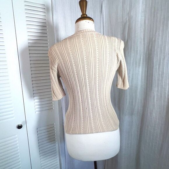 Liz Claiborne | Women’s | Sweaters | S | Button-Down V-Cut Sweater Shirt - Picture 5 of 6